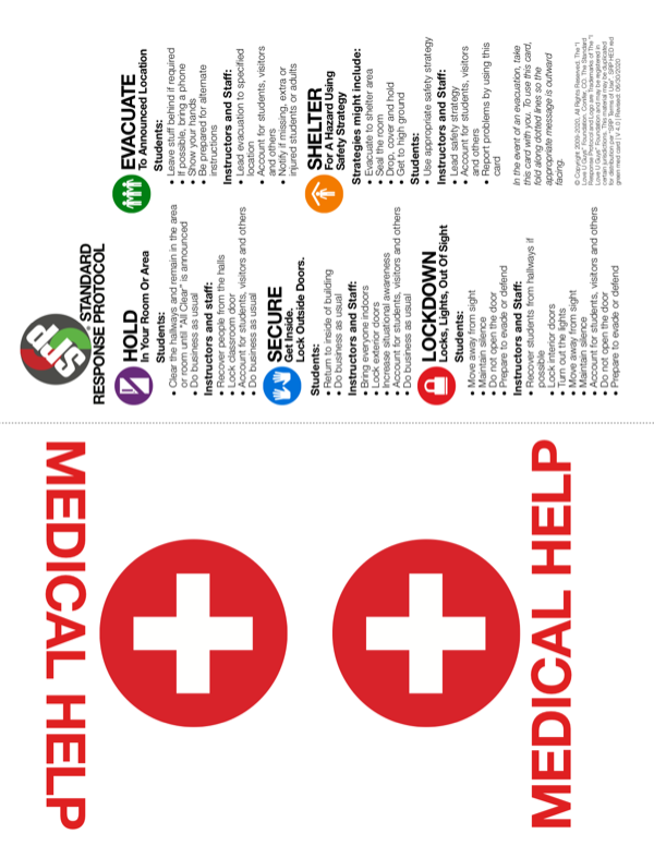 SRP HED 2021 Red Green Med Card